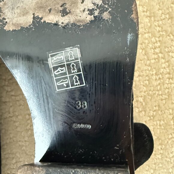 Alexander Wang _ Kori Suede _ Black Ankle Booties - Picture 10 of 15